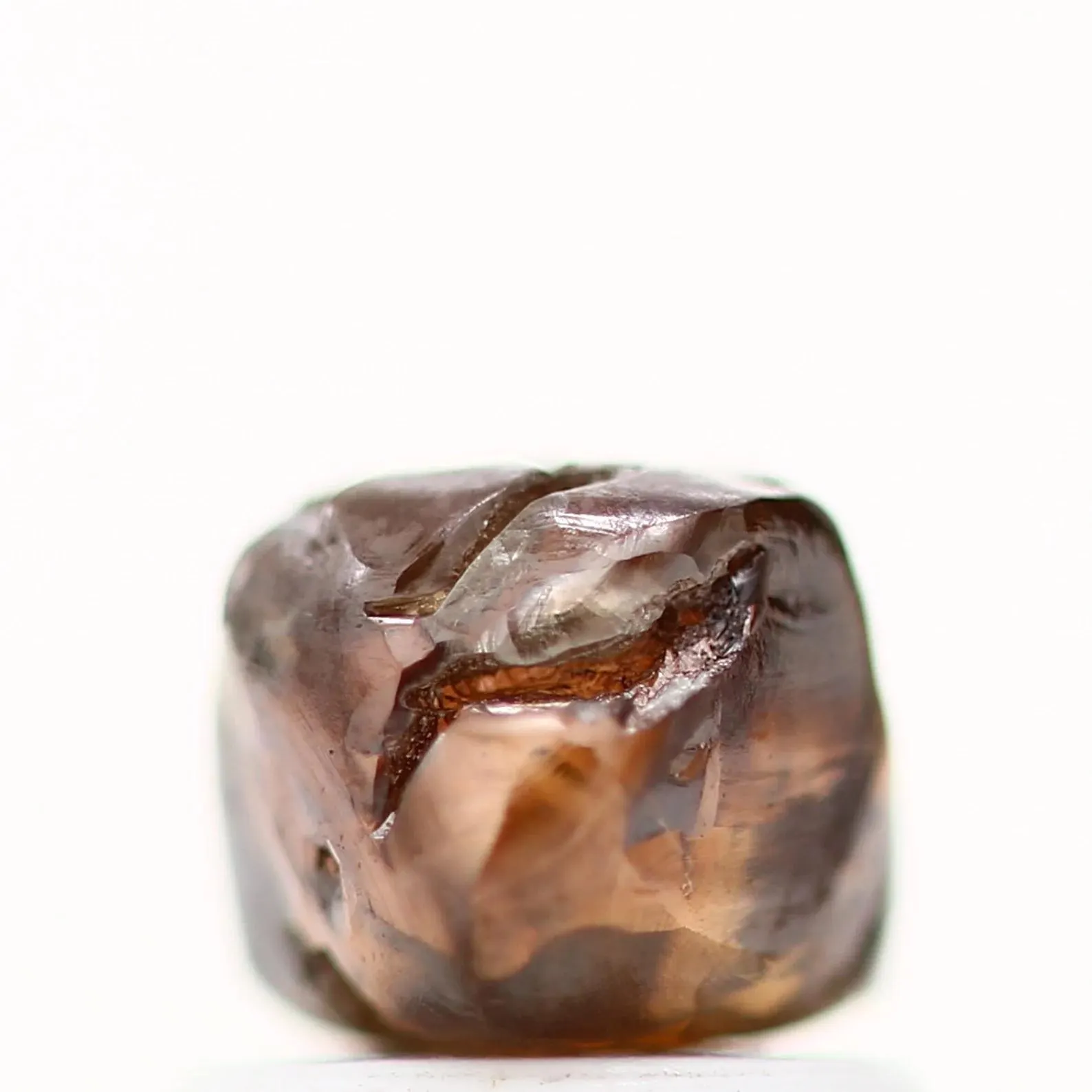 1.44 Ct Natural Brown Color Raw Rough Loose Diamond for Jewelry Making