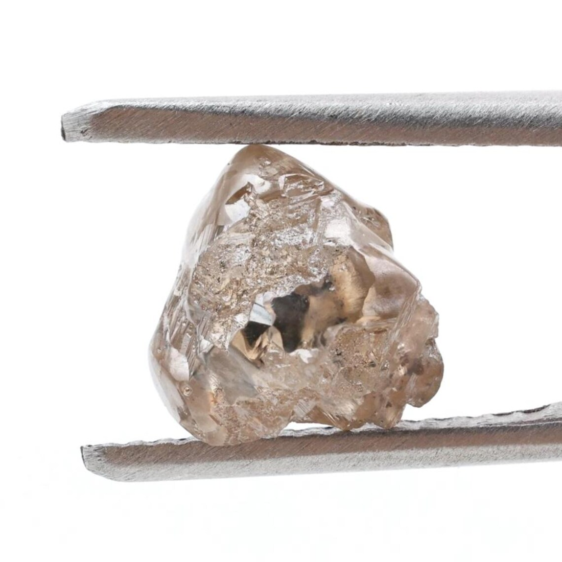 2.44 Ct Natural Brown Color Raw Rough Loose Diamond for Jewelry Making