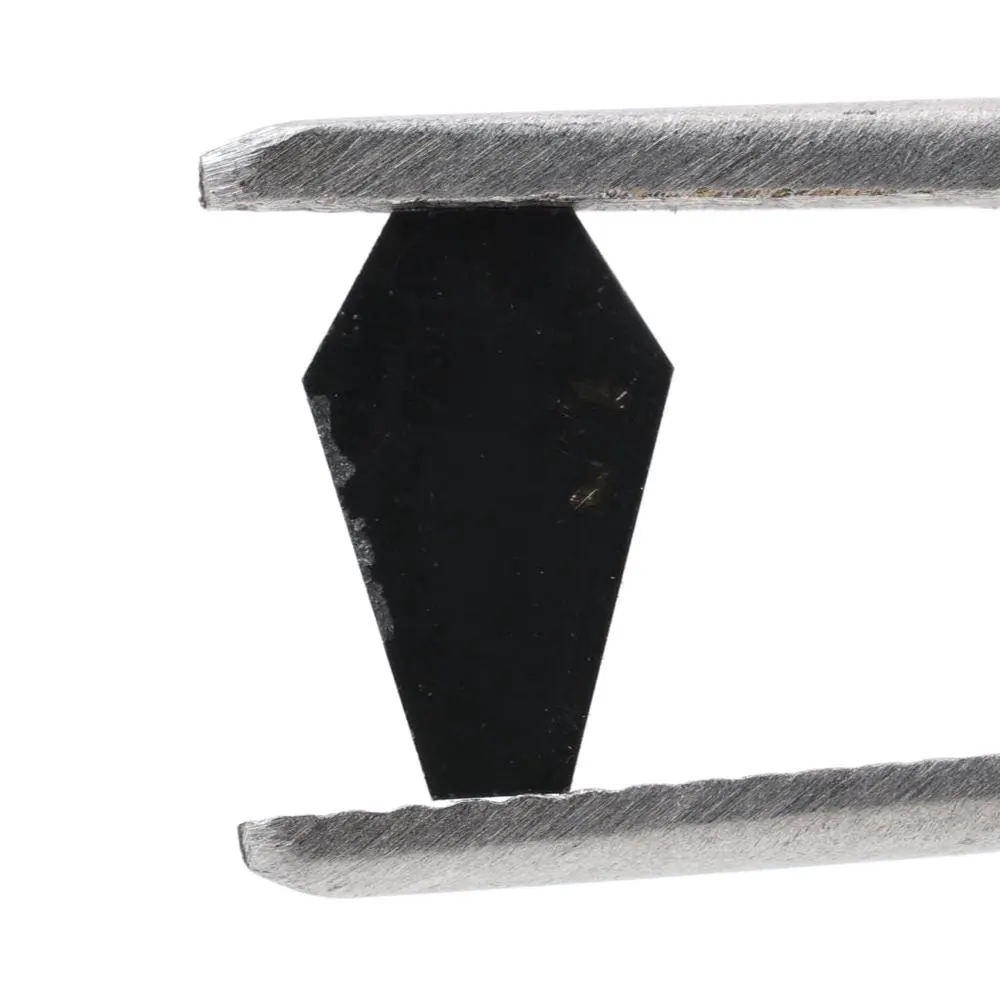 0.82 Carat Natural Black Coffin Loose Diamonds for Engagement Ring