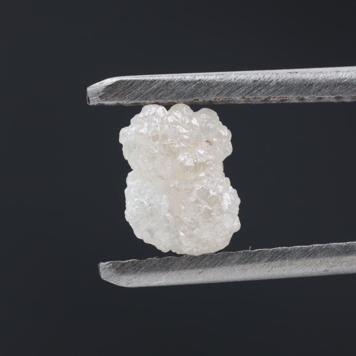 1.09 Ct Natural White Color Raw Rough Loose Diamond, Snow White for Engagement Ring