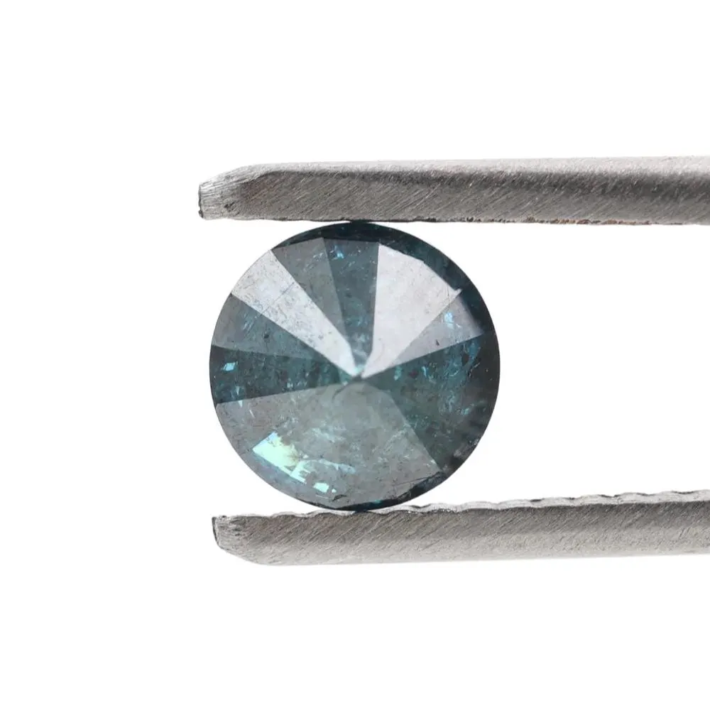 1.02 Ct Natural Blue Round Loose Diamond for Engagement Ring