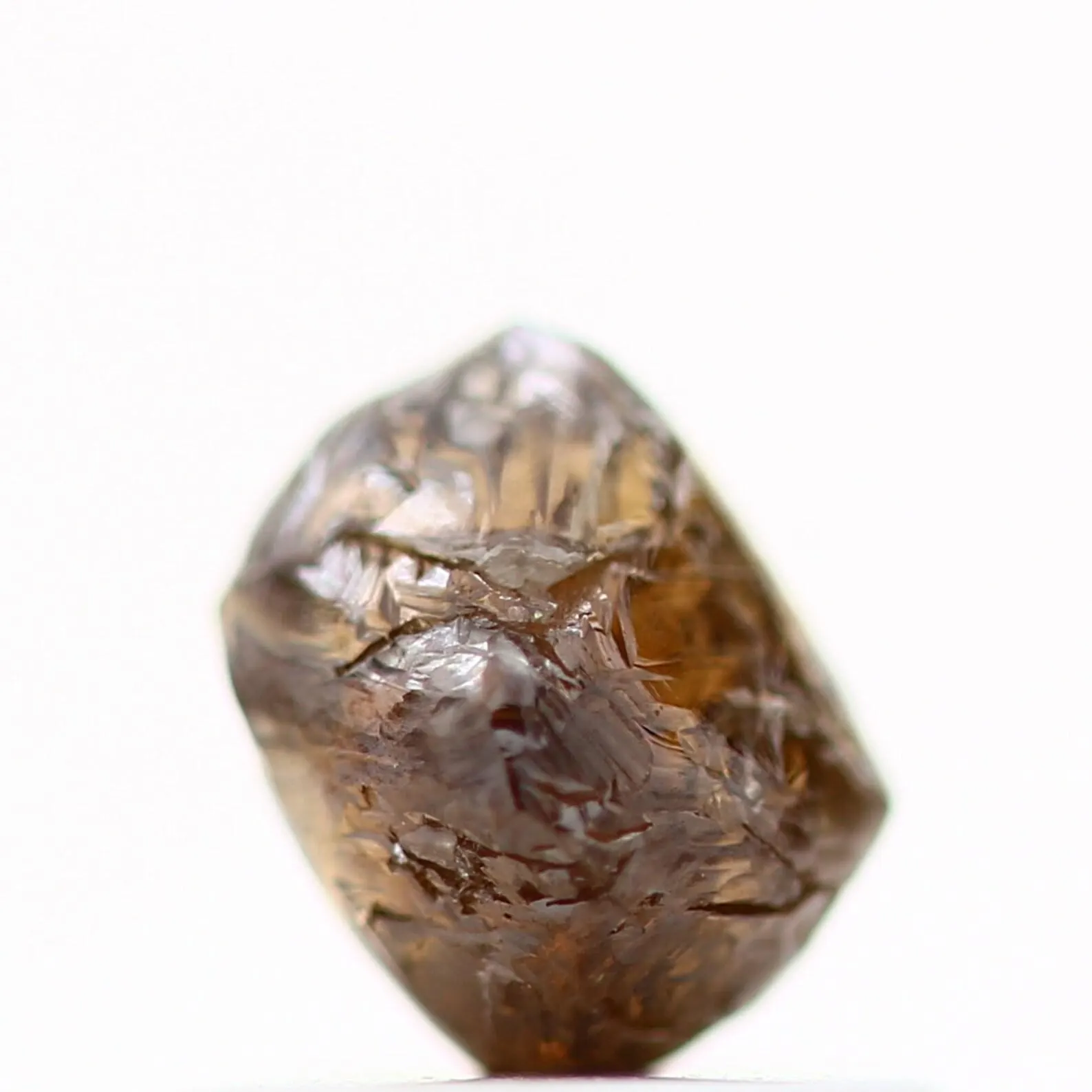 0.86 Ct Natural Brown Color Raw Rough Loose Diamond for Engagement Ring