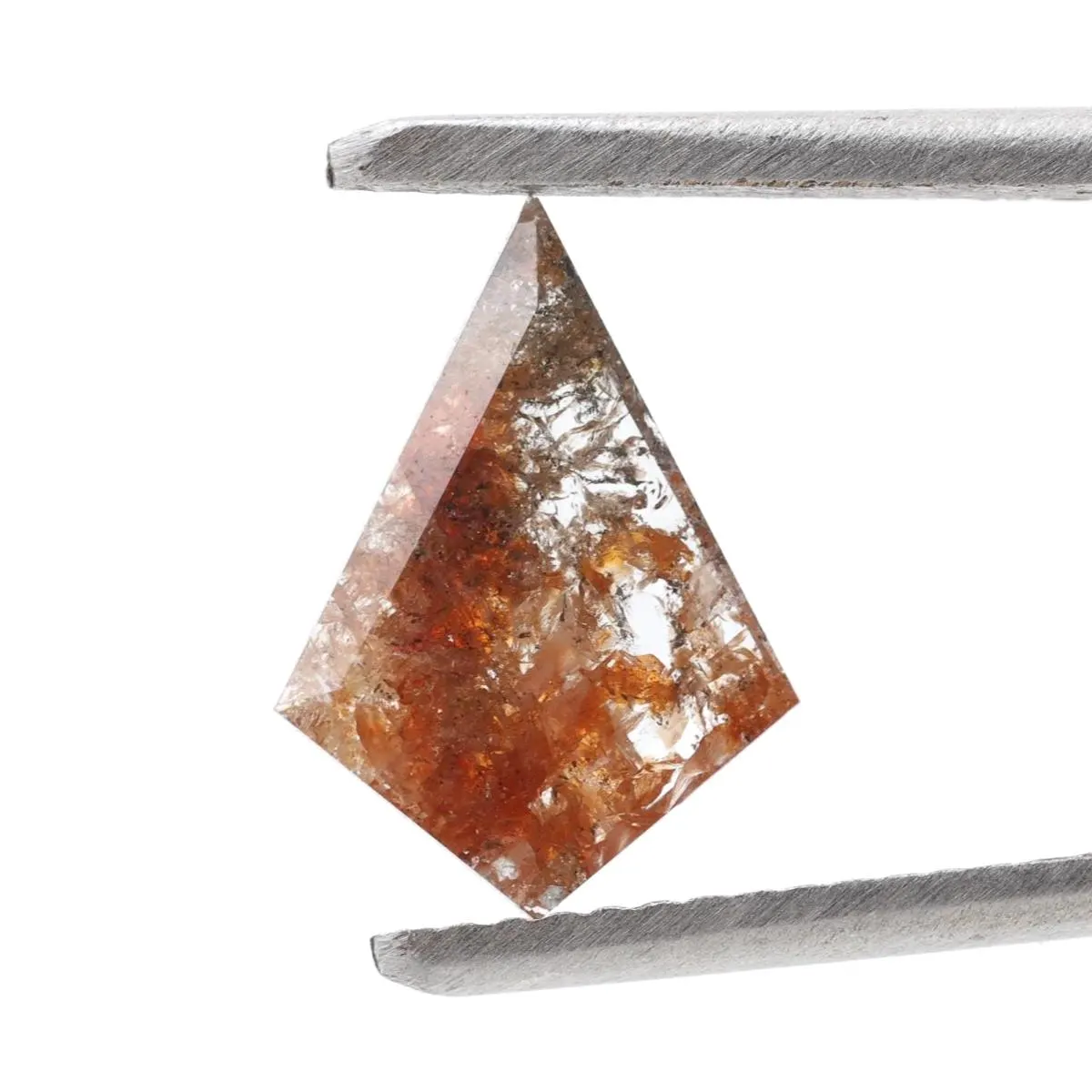 1.11 Ct Salt and Pepper Diamond, Natural Brown Color Kite Cut Loose Diamonds for Engagement Ring