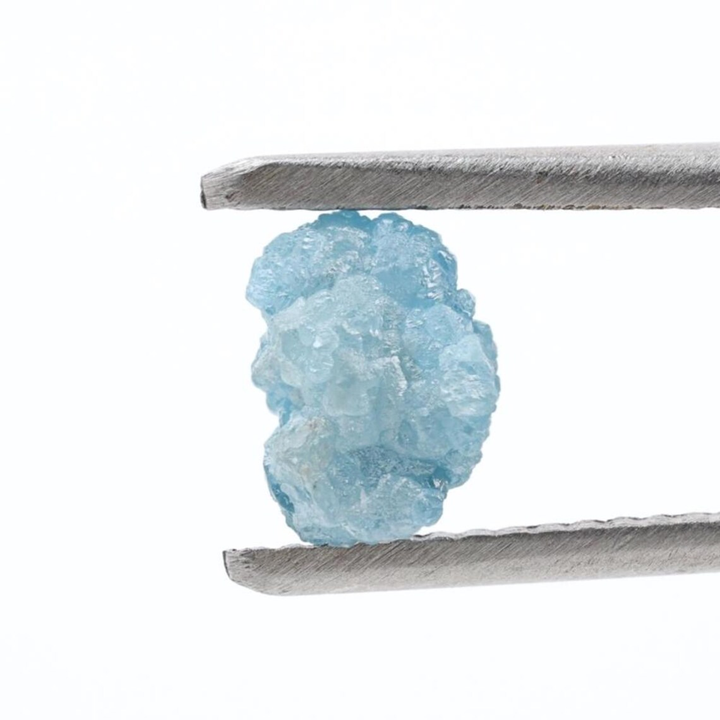 1.37 Ct Natural Blue Raw Rough Loose Diamond for Engagement Ring