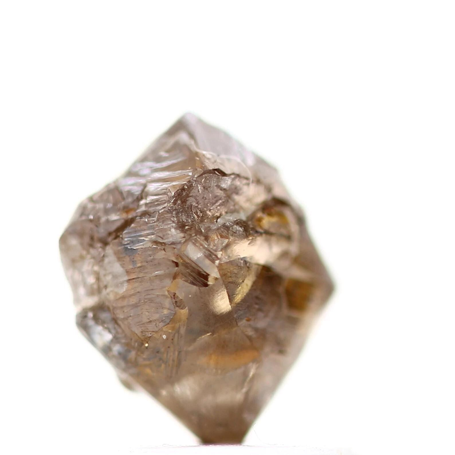 1.43 Ct Natural Brown Color Raw Rough Loose Diamond for Jewelry Making