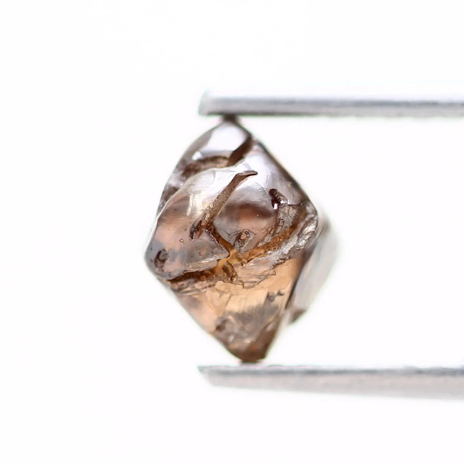 1.44 Ct Natural Brown Color Raw Rough Loose Diamond for Jewelry Making
