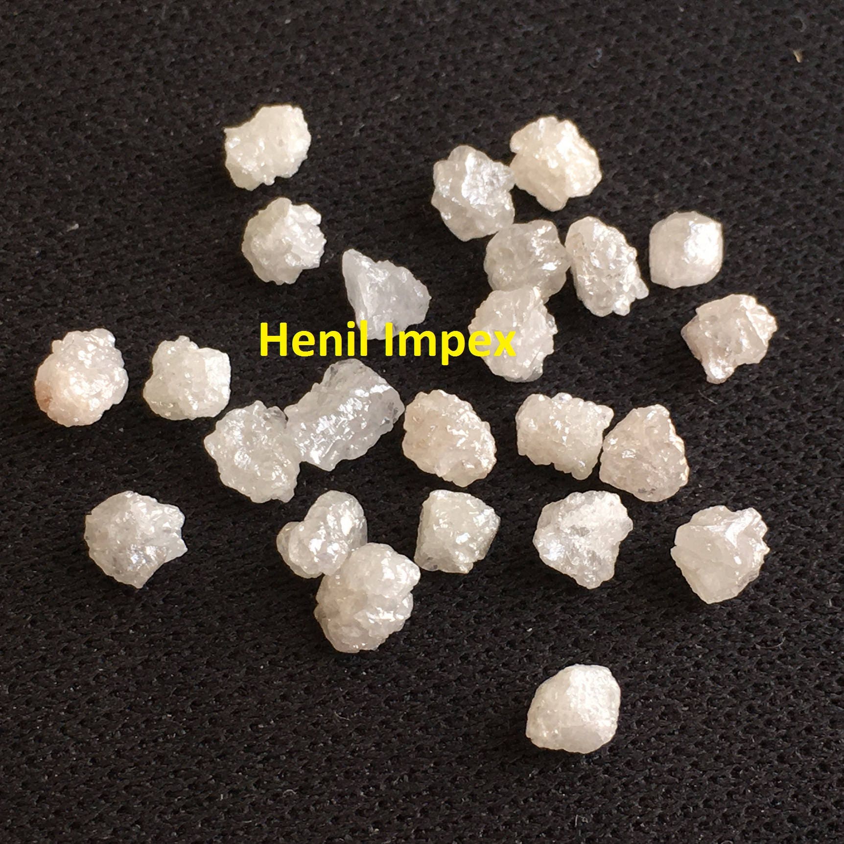 5.00 Ct 3.00-4.00 MM Natural White Color Rough Loose Diamonds for Jewelry