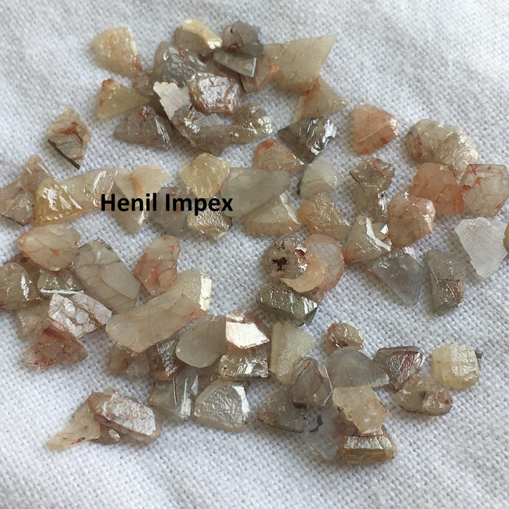 Gorgeous Natural Brown Color Loose Rough Slice Loose Diamonds 2.00 to 5.00 MM Size / 5.00 Carat Lot