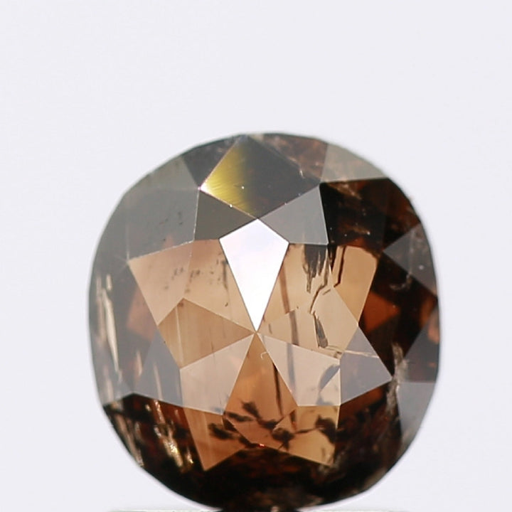 Natural Loose Diamond Oval Brown Color I1 Clarity 6.00 MM 1.04 Ct - Fancy Color Diamond - Polished Diamond For Jewelry
