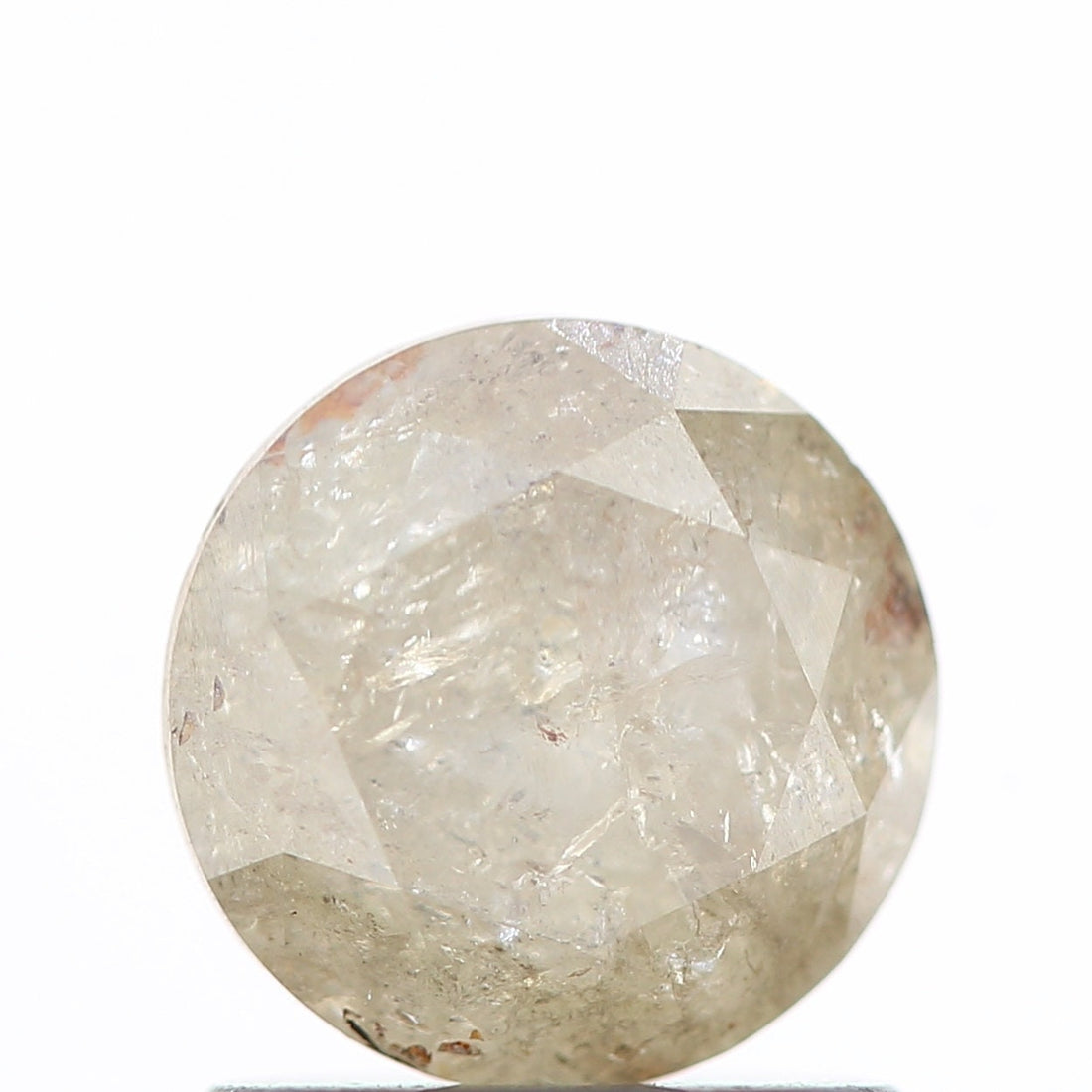 Natural Loose Diamond Round Cut I3 Clarity Diamond, Salt and Pepper Diamond - Wholesale Polished Round Diamond, 1.11 Carat