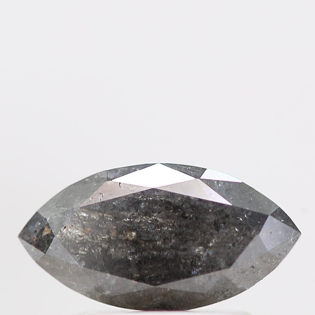 Salt and Pepper Diamond  0.88 Ct Marquise Polished Diamond - Natural Loose Diamond, Marquise Cut I3 Clarity Diamond For Ring Jewelry