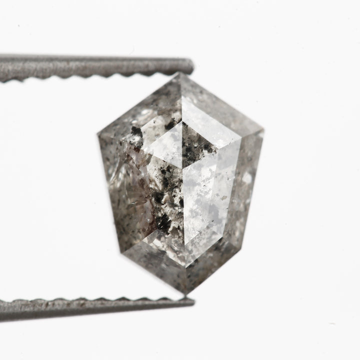 1.59 ct Salt and Pepper Shield Diamond ! Fancy Grey Color Loose Diamond ! Natural Diamond For Engagement Ring for Her ! Gift for Her