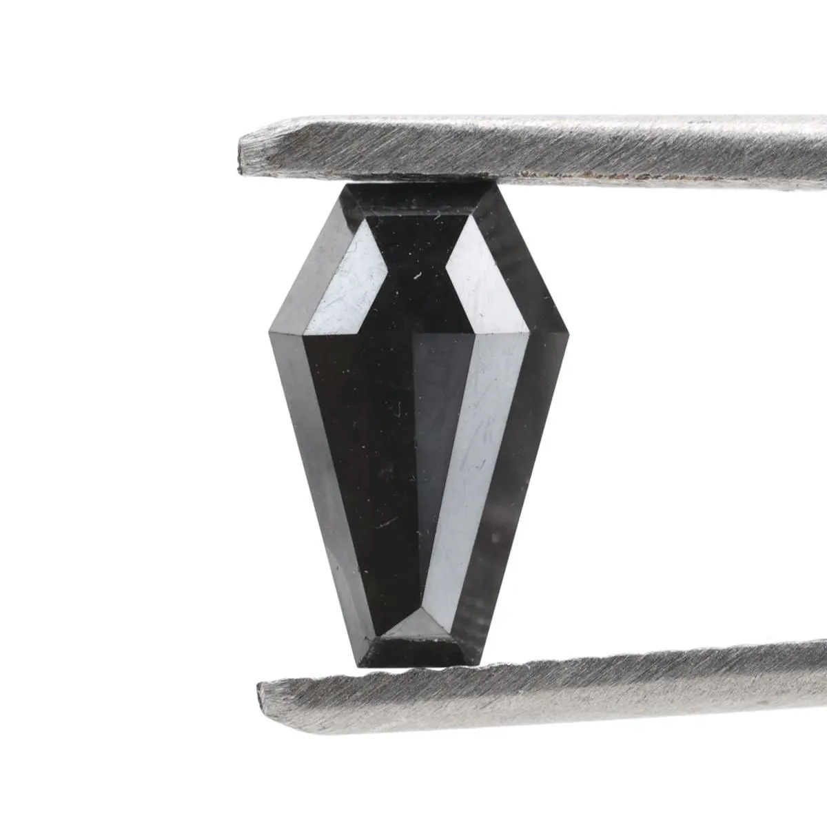 0.97 Carat Natural Black Coffin Loose Diamonds for Engagement Ring