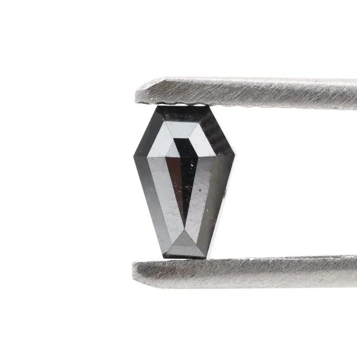 0.52 Carat Natural Black Coffin Loose Diamonds for Engagement Ring