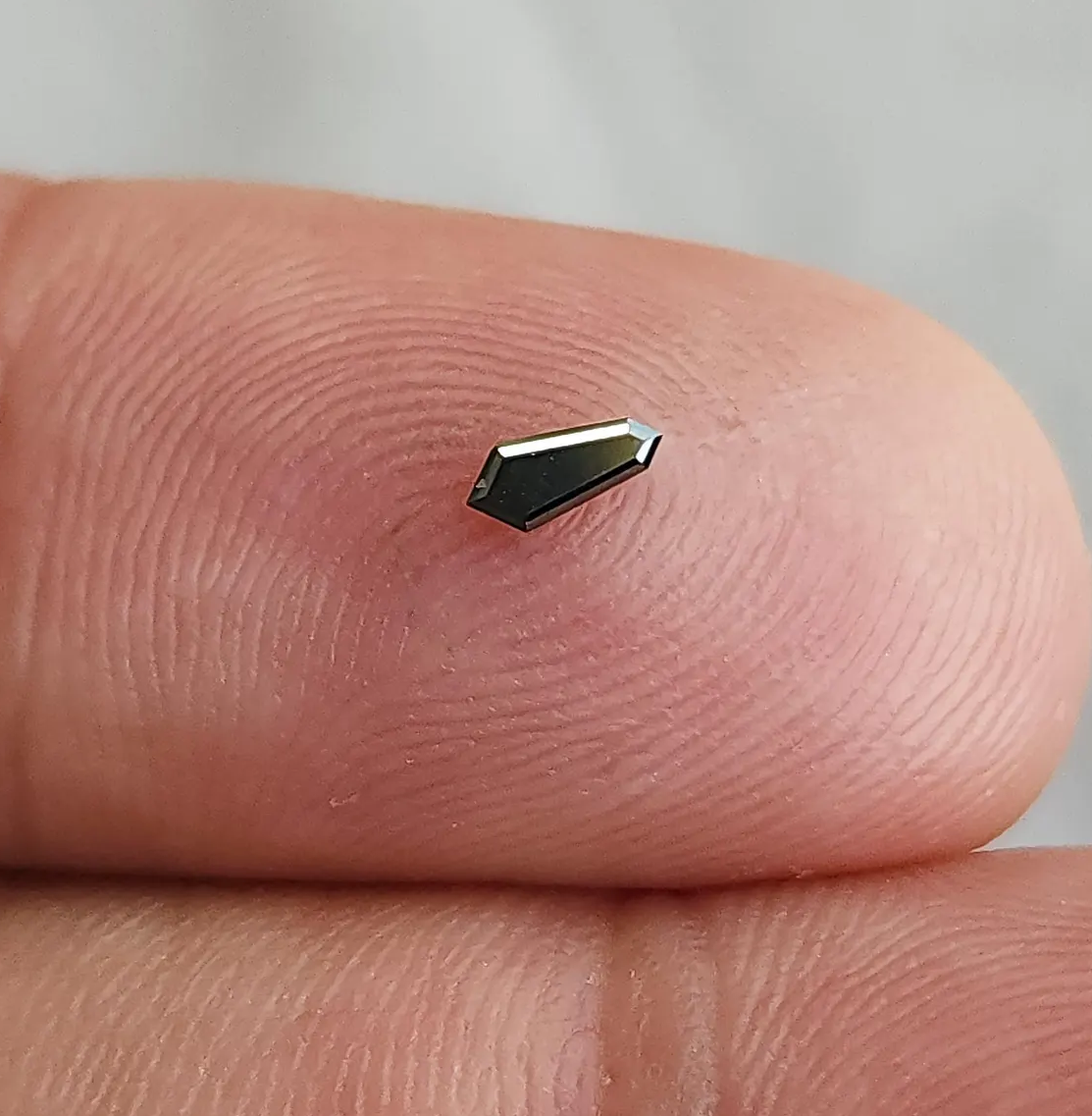 4.50 x 2.00 MM Natural Black Shield Loose Diamonds for Jewelry