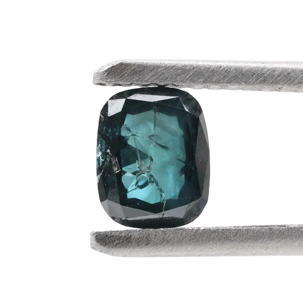 0.98 Ct Natural Blue Oval Cut Loose Diamond for Wedding Ring