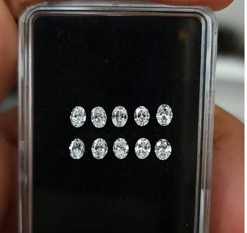 4.00 x 3.00 MM White Diamond F-G Color VS-SI Clarity Oval Diamond, Natural Loose Diamond for Jewelry
