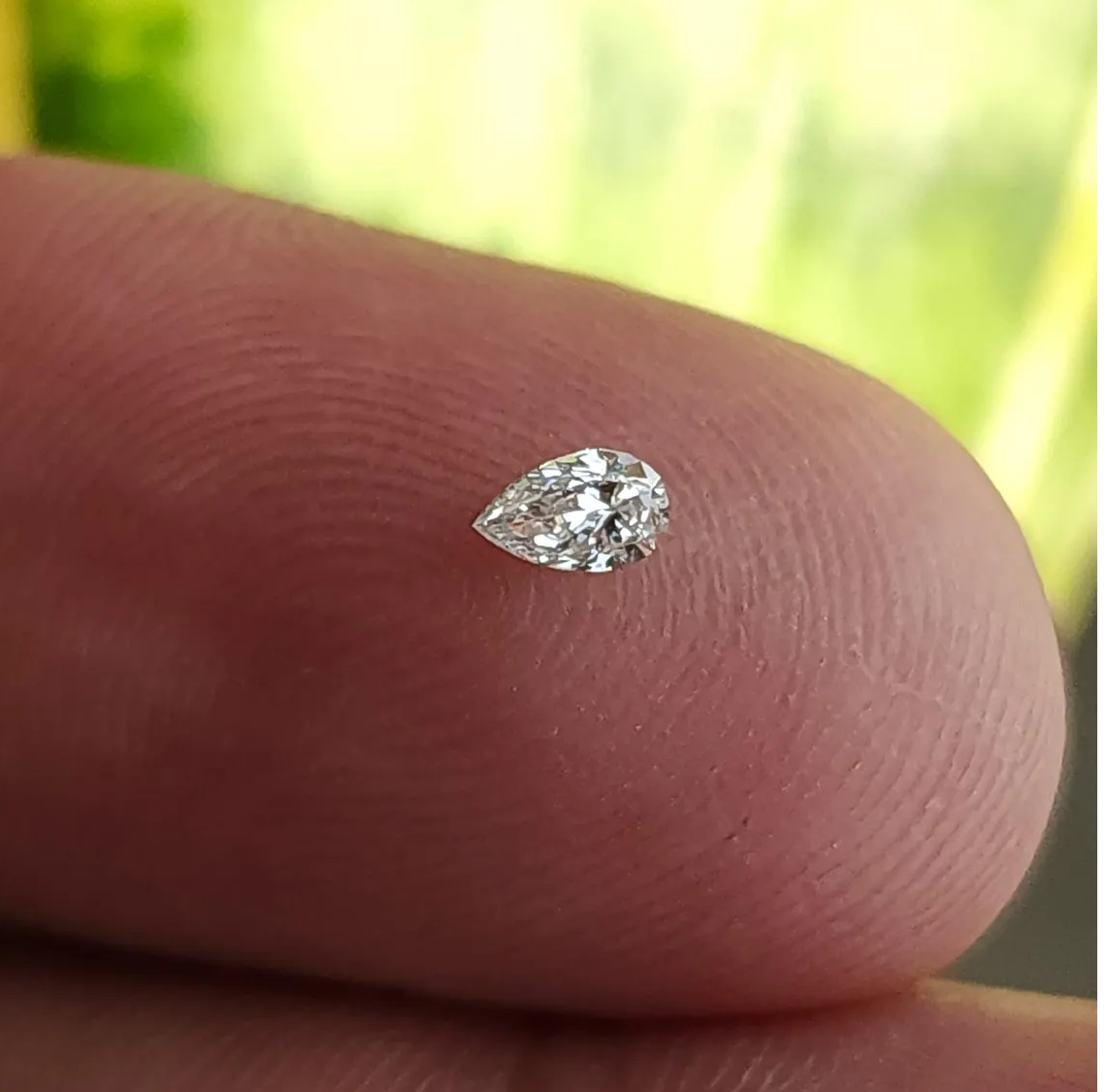 3.00 x 2.00 MM White Diamond F-G Color VS-SI Clarity Pear Diamond, Natural Loose Diamond for Jewelry