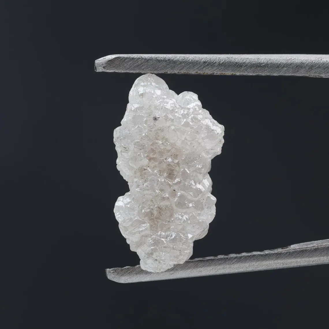 4.08 Ct Natural White Color Raw Rough Loose Diamond, Snow White for Engagement Ring