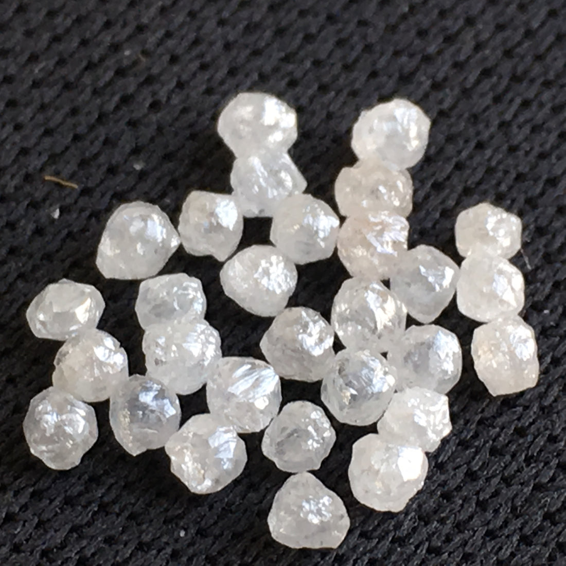 2.00 Ct Natural White Roundish Rough Loose Diamond for Jewelry, Conflict Free Raw Diamond