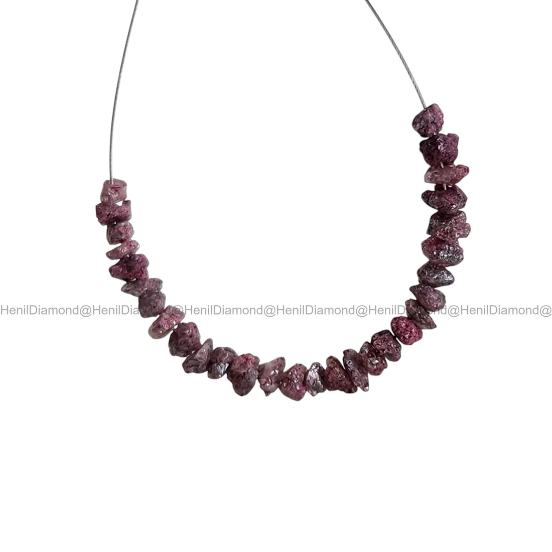 1.03 Ct Lot 1.50-2.50 MM Natural Pink Raw Rough Loose Diamond Beads with Drilled Hole