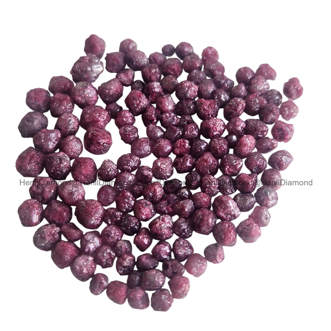 Rose Pink Diamonds, 5.00 ct 2.0-3.0 mm Natural Pink Loose Raw Rough Diamond for Jewelry