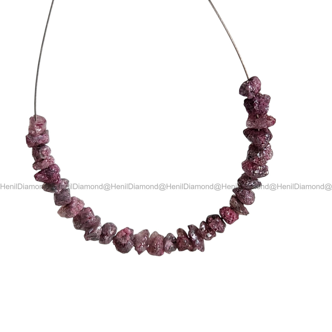 1.03 Ct Lot 1.50-2.50 MM Natural Pink Raw Rough Loose Diamond Beads with Drilled Hole