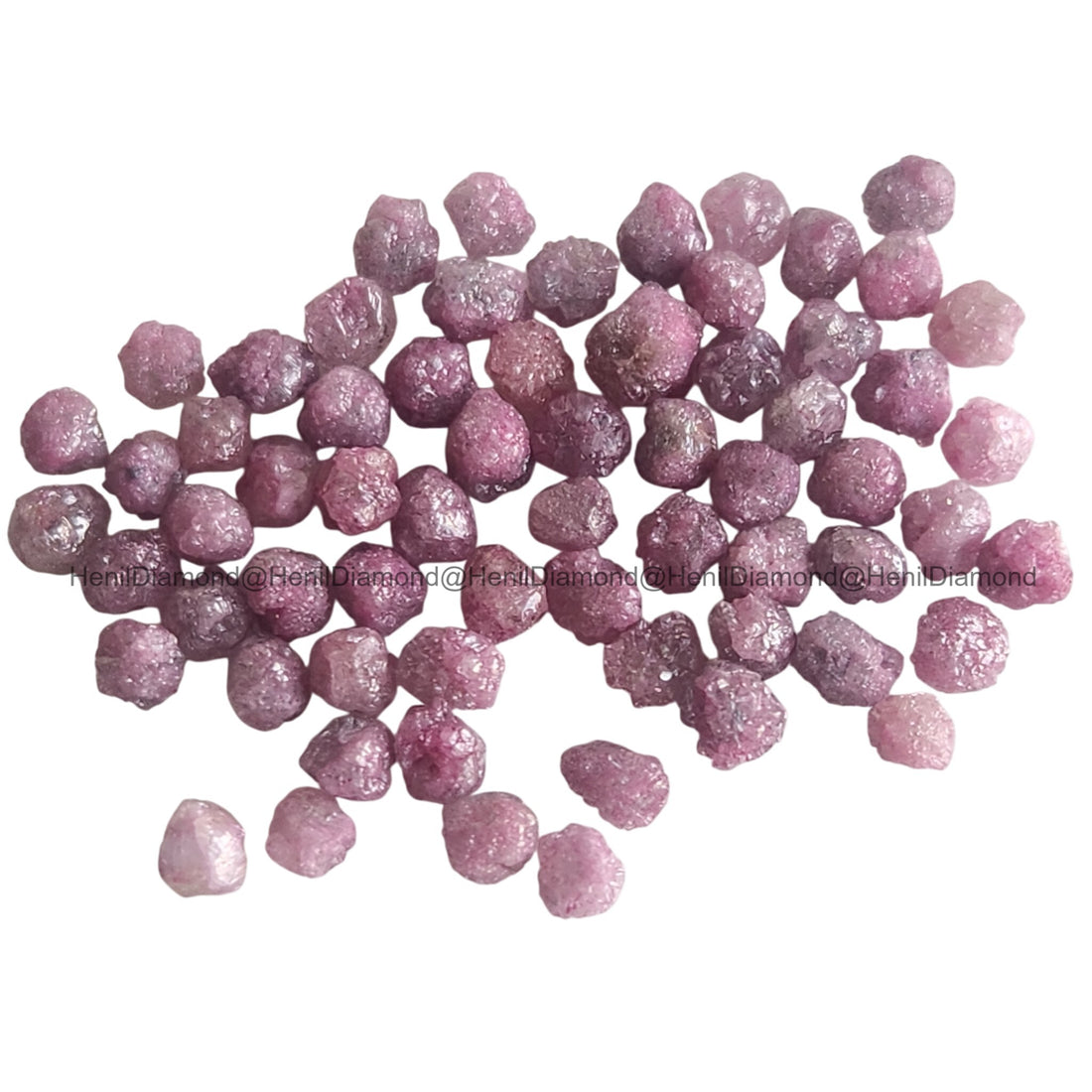 Pink Diamonds, 5.00 ct 2.0-3.0 mm Natural Pink Loose Raw Rough Diamond for Jewelry