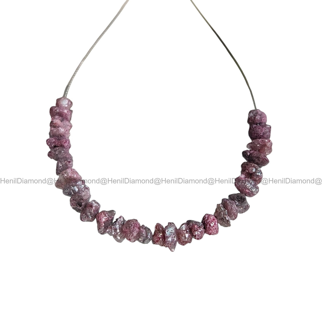 1.03 Ct Lot 1.50-2.50 MM Natural Pink Raw Rough Loose Diamond Beads with Drilled Hole