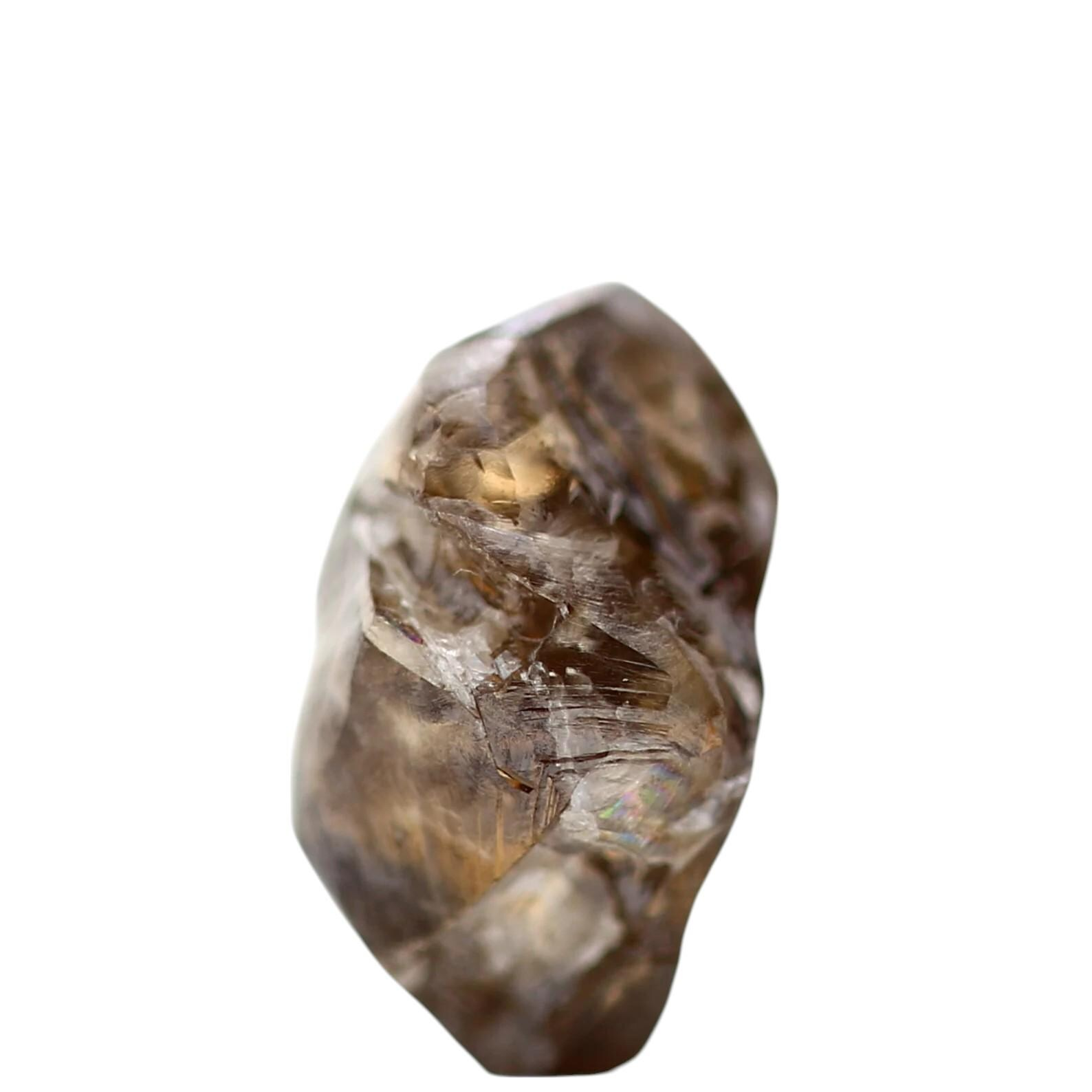 1.37 Ct Natural Brown Color Raw Rough Loose Diamond for Jewelry Making
