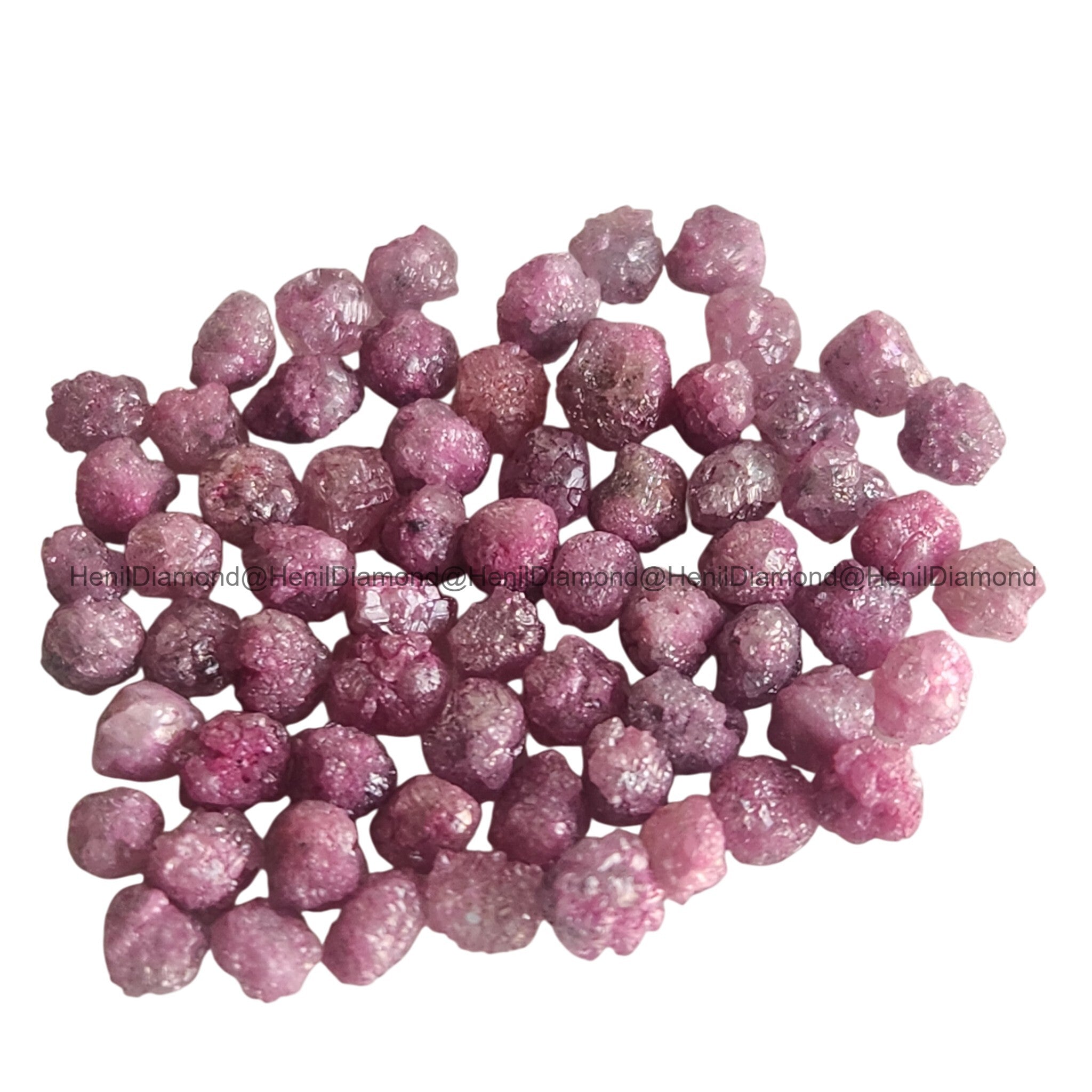 Pink Diamonds, 5.00 ct 2.0-3.0 mm Natural Pink Loose Raw Rough Diamond for Jewelry