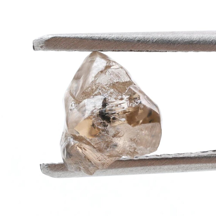 2.44 Ct Natural Brown Color Raw Rough Loose Diamond for Jewelry Making