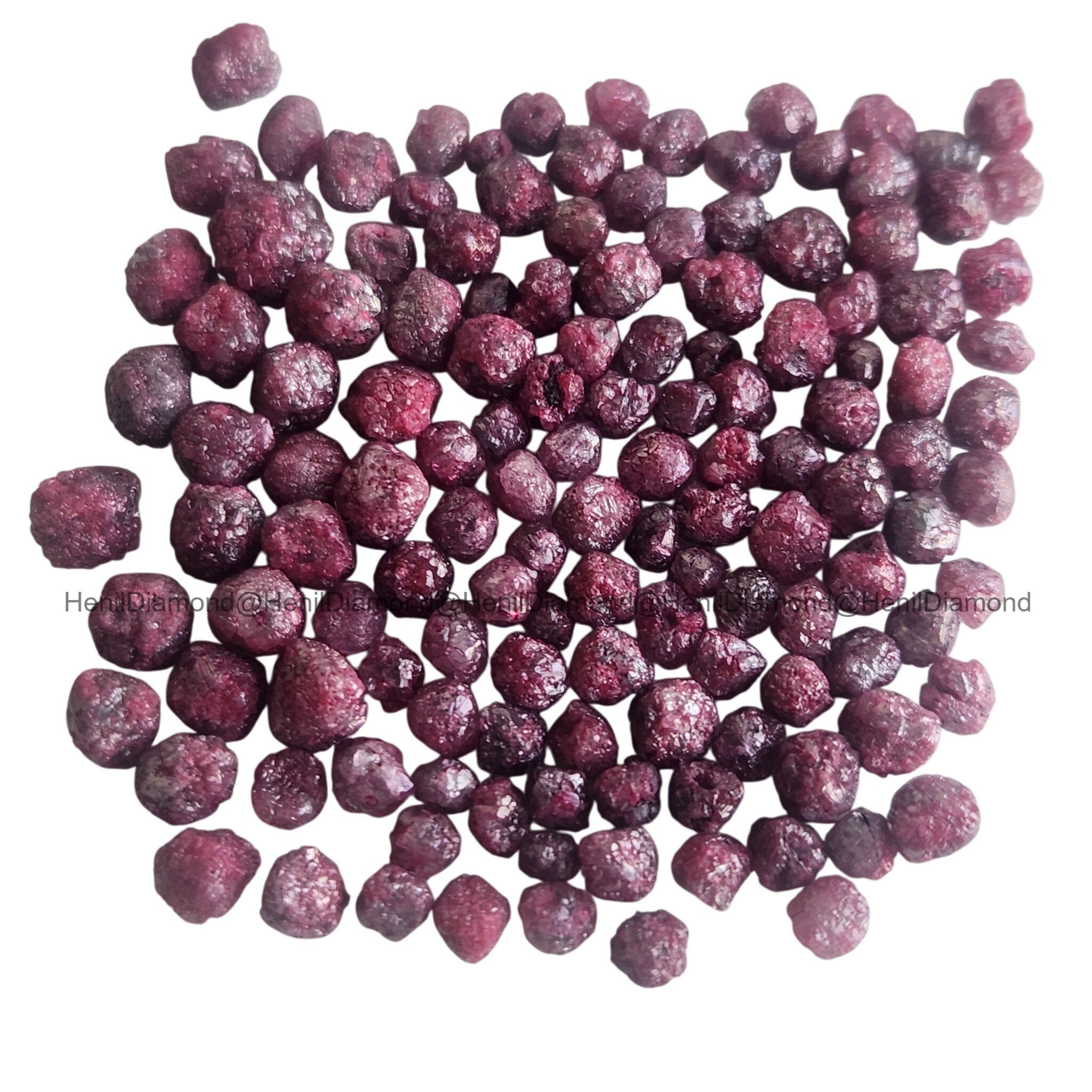 Rose Pink Diamonds, 5.00 ct 2.0-3.0 mm Natural Pink Loose Raw Rough Diamond for Jewelry
