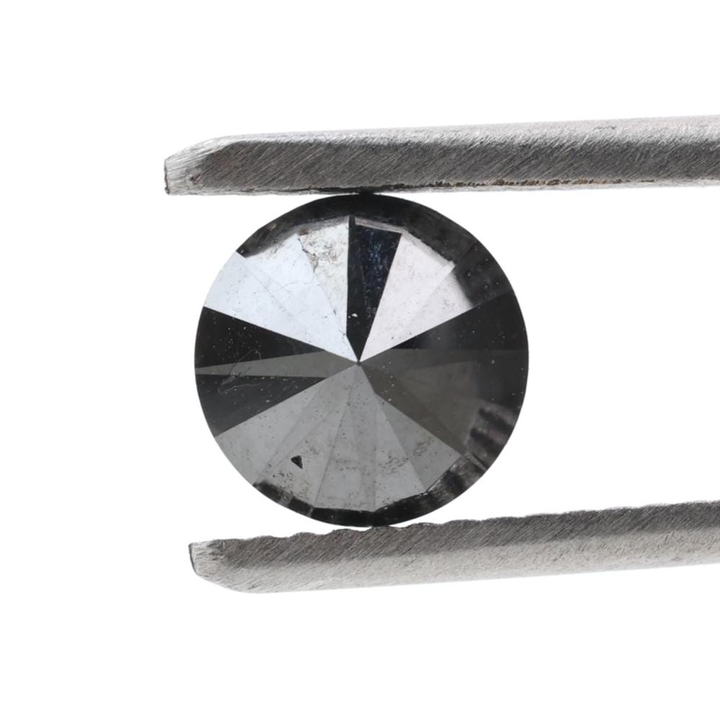 1.50 Carat Natural Black Round Loose Diamonds for Engagement Ring