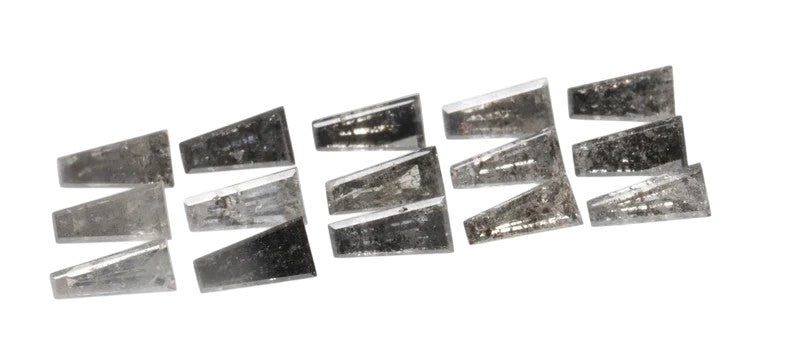 1.00 Ct Salt and Pepper Diamond, 4.00 x 2.00 MM – Natural Gray Color Tapper Baguette For Jewelery