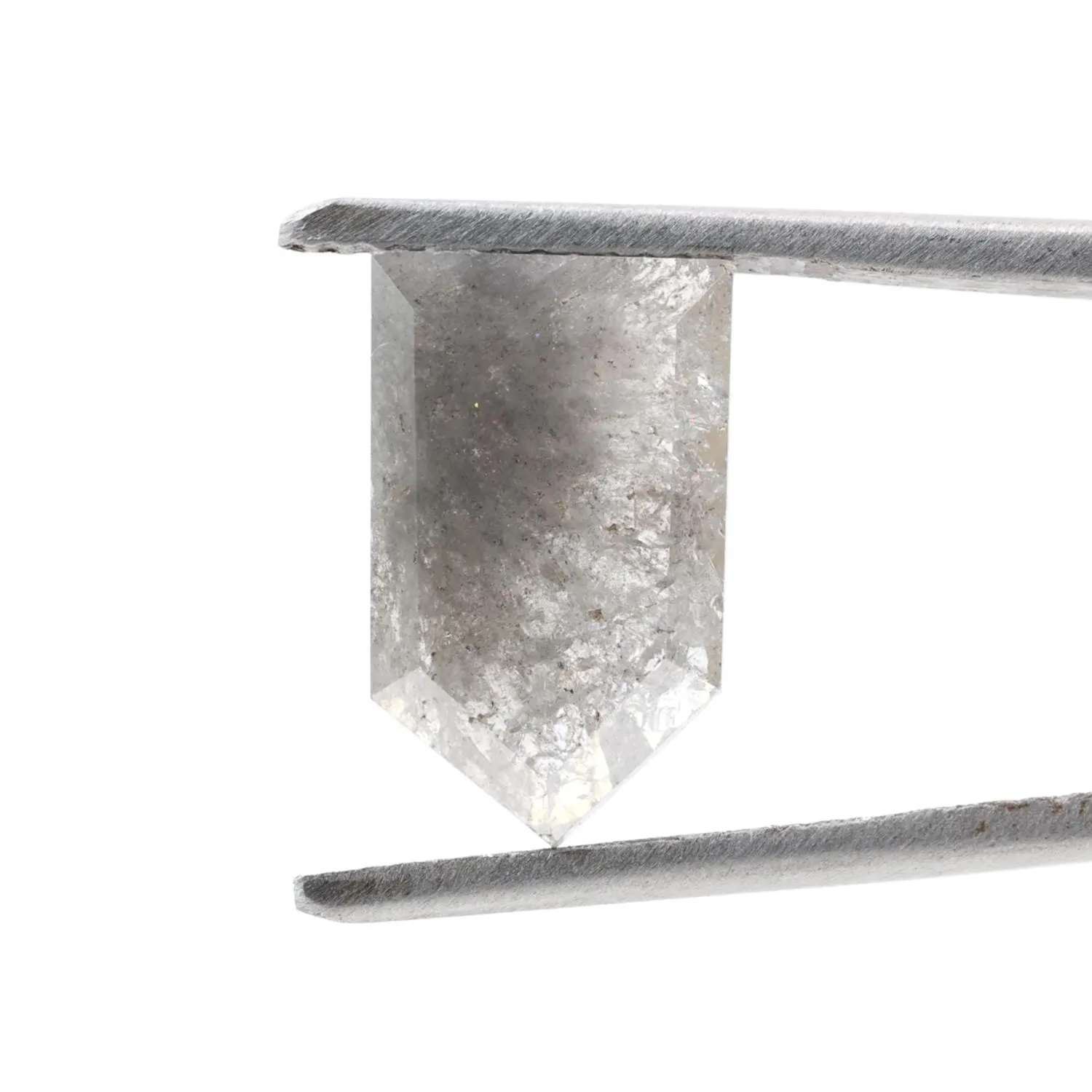 3.04 Ct Salt and Pepper Geomteric Diamond, Natural Gray Color Loose Diamonds for Wedding Ring