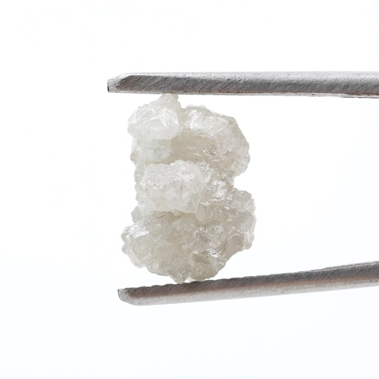 4.54 Ct Natural White Color Raw Rough Loose Diamond, Snow White for Jewelry Making