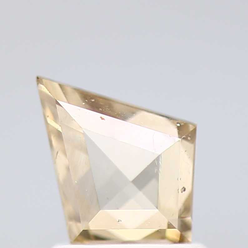 Salt and Pepper Diamond, 0.88 Ct Natural Brown Color Kite Cut Loose Diamond for Jewelry