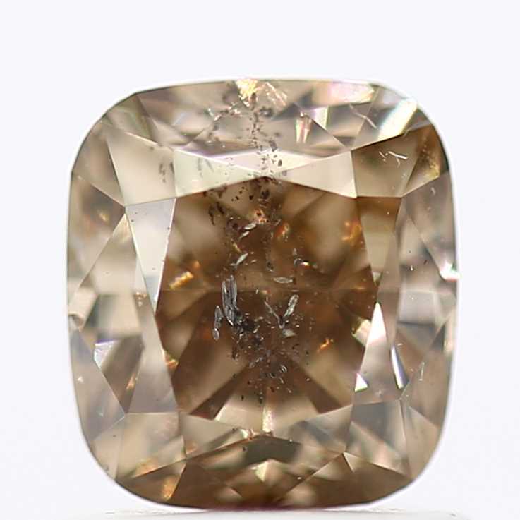 Brown Diamond, 1.00 Ct Natural Brown Color Cushion Cut Loose Diamond for Jewelry