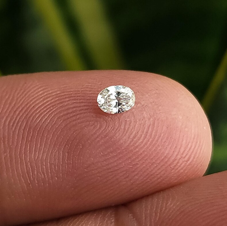 4.00 x 3.00 MM White Diamond F-G Color VS-SI Clarity Oval Diamond, Natural Loose Diamond for Jewelry