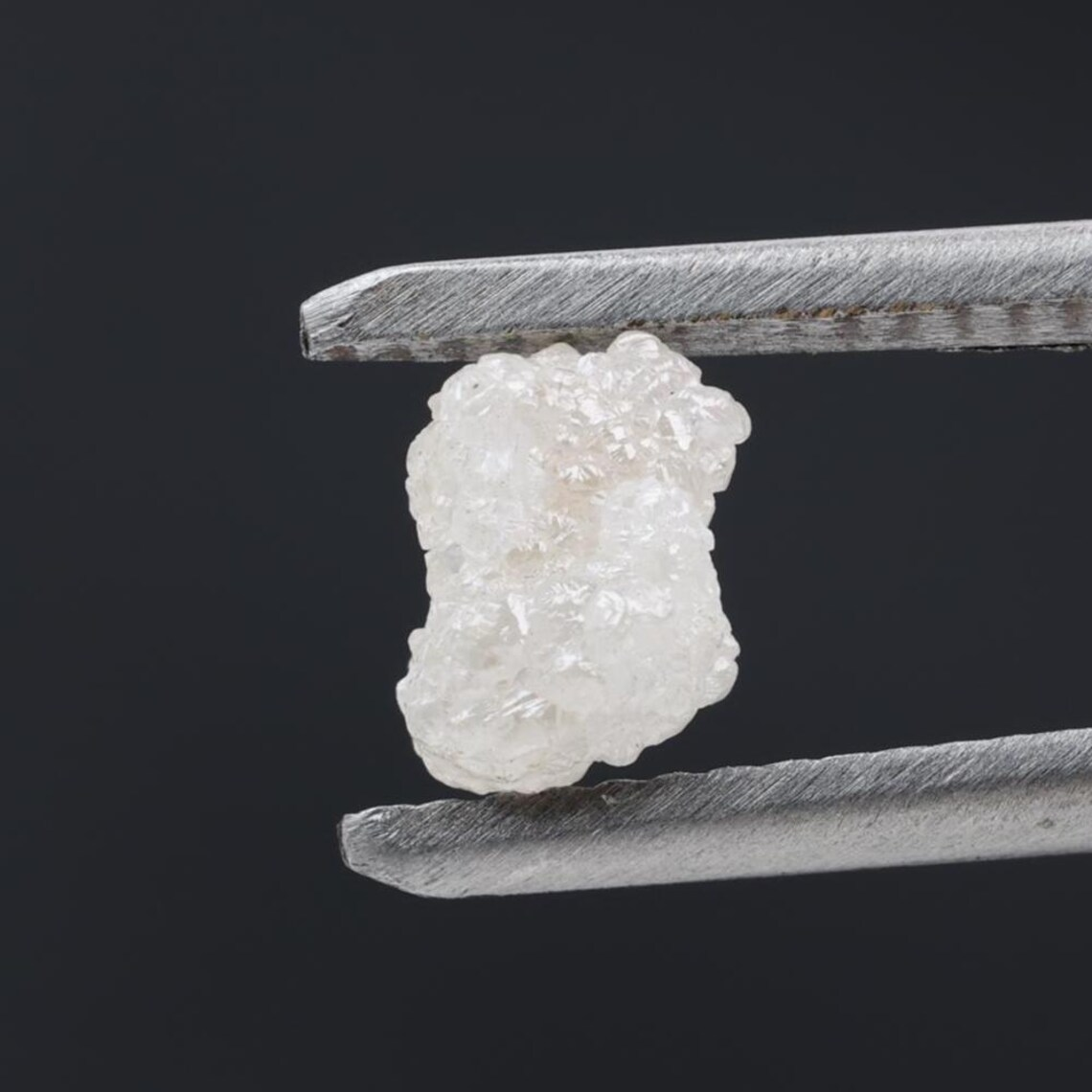 1.09 Ct Natural White Color Raw Rough Loose Diamond, Snow White for Engagement Ring