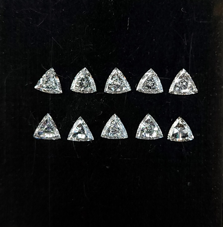 3.50 MM White Diamond F-G Color VS-SI Clarity Trillion Diamond, Natural Loose Diamond for Ring Jewelry