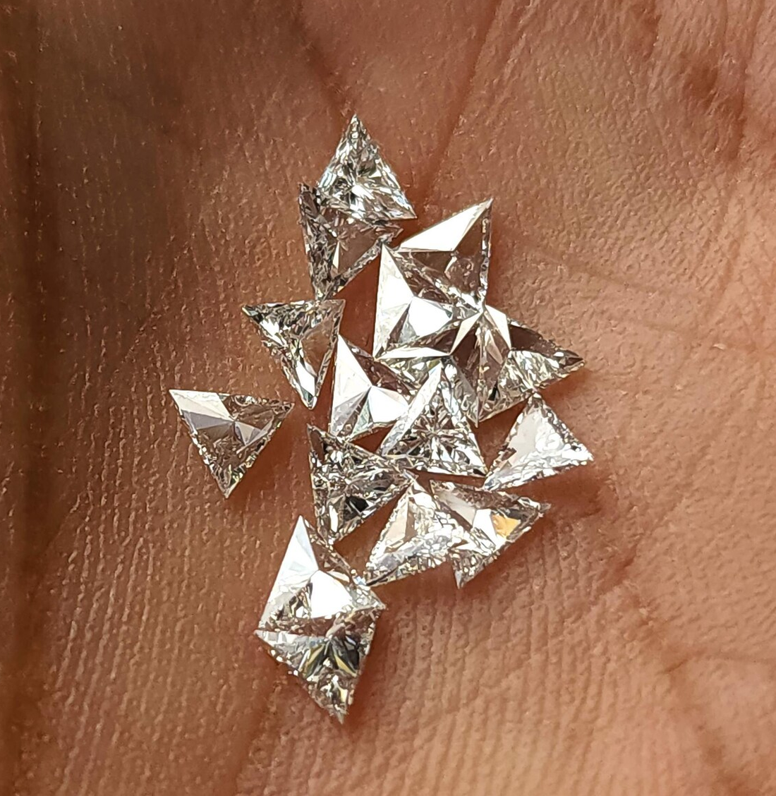 3.00 MM White Diamond F-G Color VS-SI Clarity Triangle Diamond, Natural Loose Diamond for Ring Jewelry