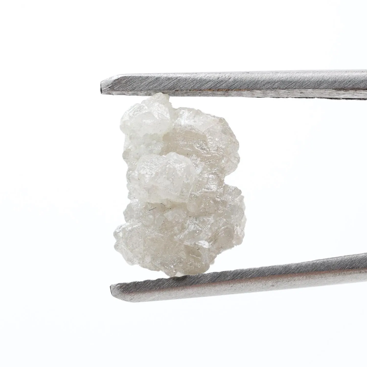 4.54 Ct Natural White Color Raw Rough Loose Diamond, Snow White for Jewelry Making